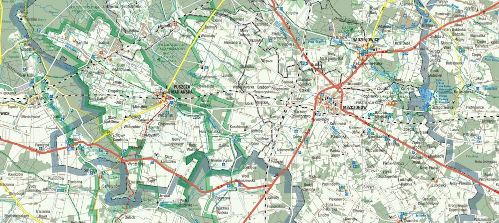 Mapa interaktywna powiatu żyrardowskiego