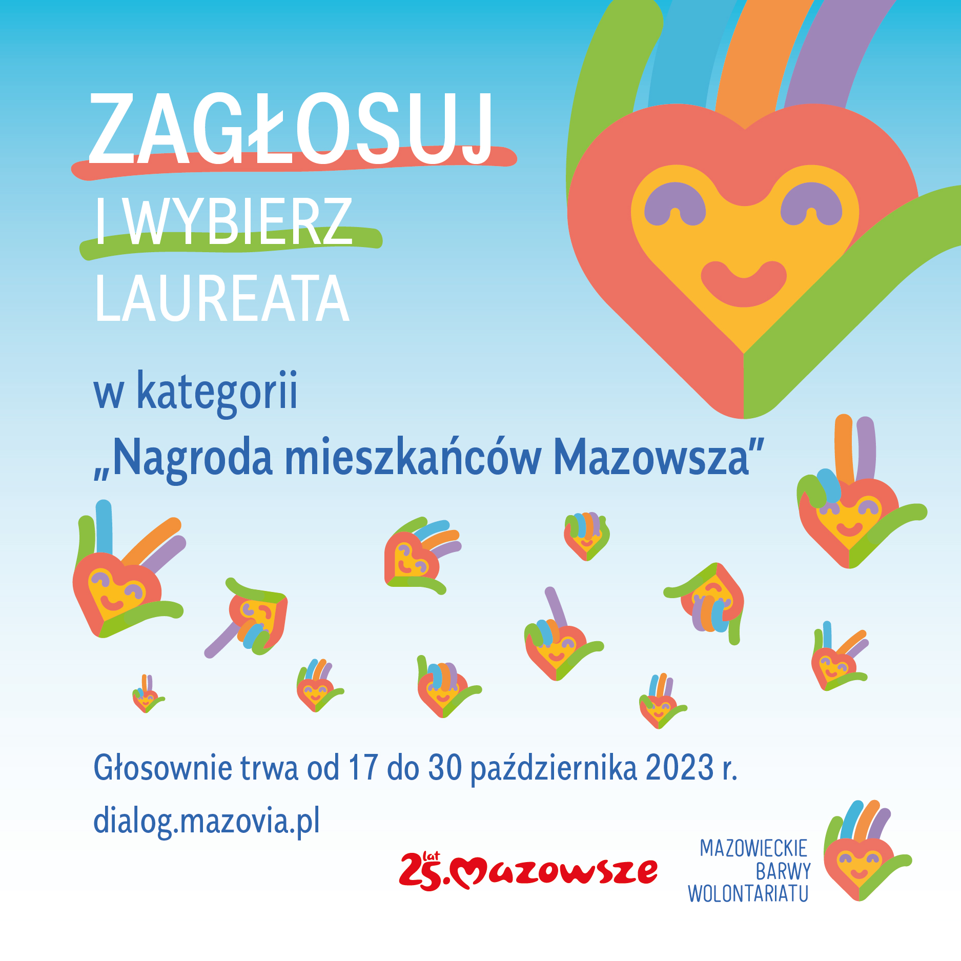XIII edycja konkursu "Mazowieckie Barwy Wolontariatu"